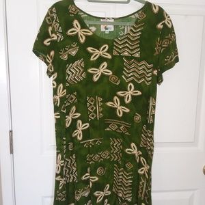 HAWAIIAN PRINT DRESS